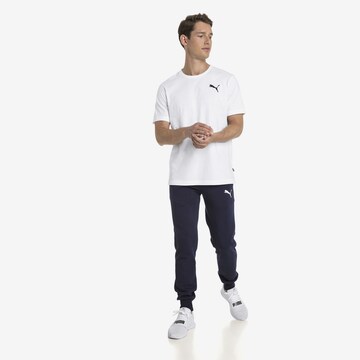 T-Shirt fonctionnel 'Essentials' PUMA en blanc