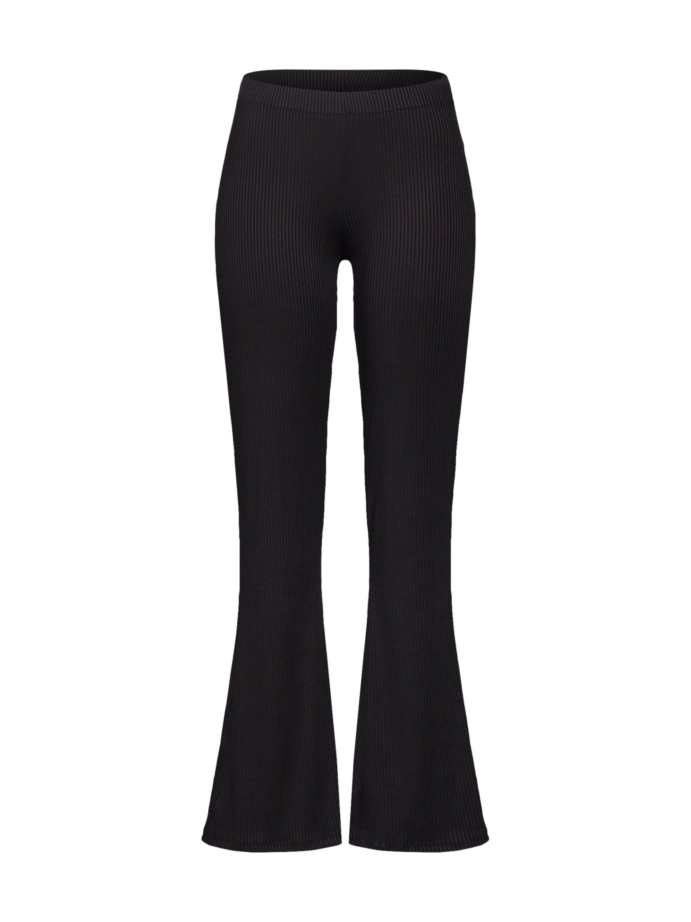 OBJECT - Broek 'OBJDALIDA HW FLARED PANT' in de kleur Zwart