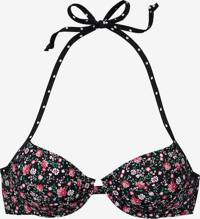 BUFFALO Hauts de bikini 'Evi' en rose / noir, Vue avec produit