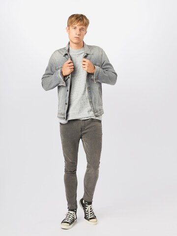 JACK & JONES Klasický střih Tričko 'Coozil' – šedá