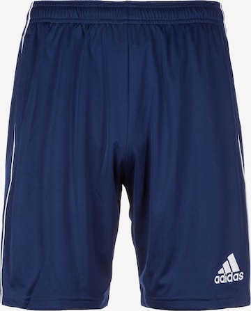 ADIDAS PERFORMANCE Workout Pants 'Core 18' in Blue: front