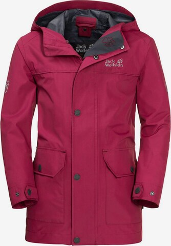 JACK WOLFSKIN Parka 'Banner' in Pink: predná strana