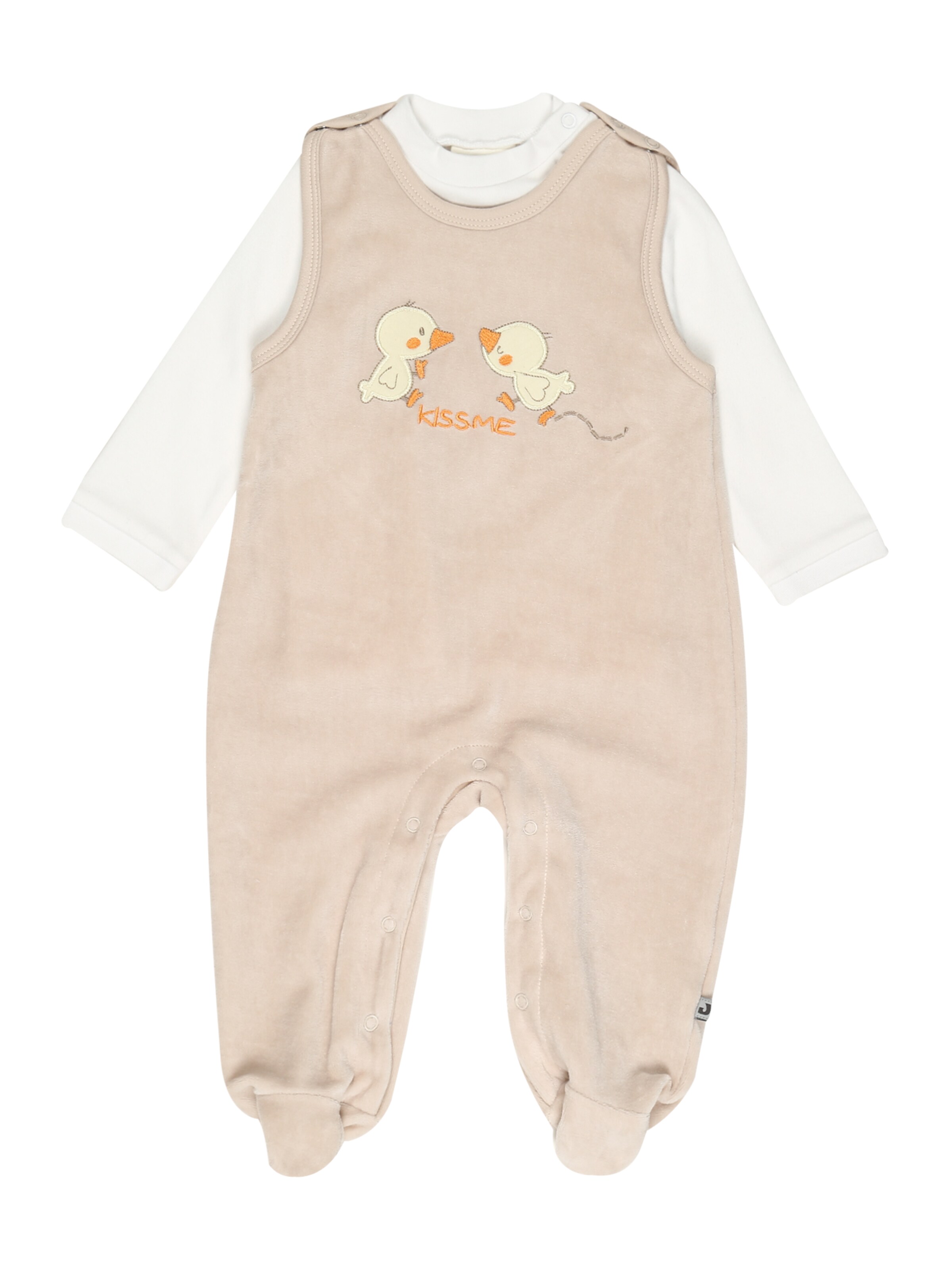 JACKY - regular Pijama entero/body en beige: frente