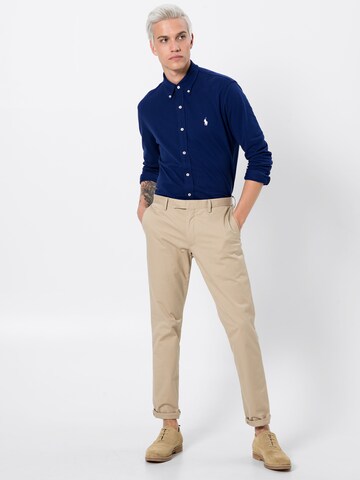 Polo Ralph Lauren Regular Fit Hemd in Blau