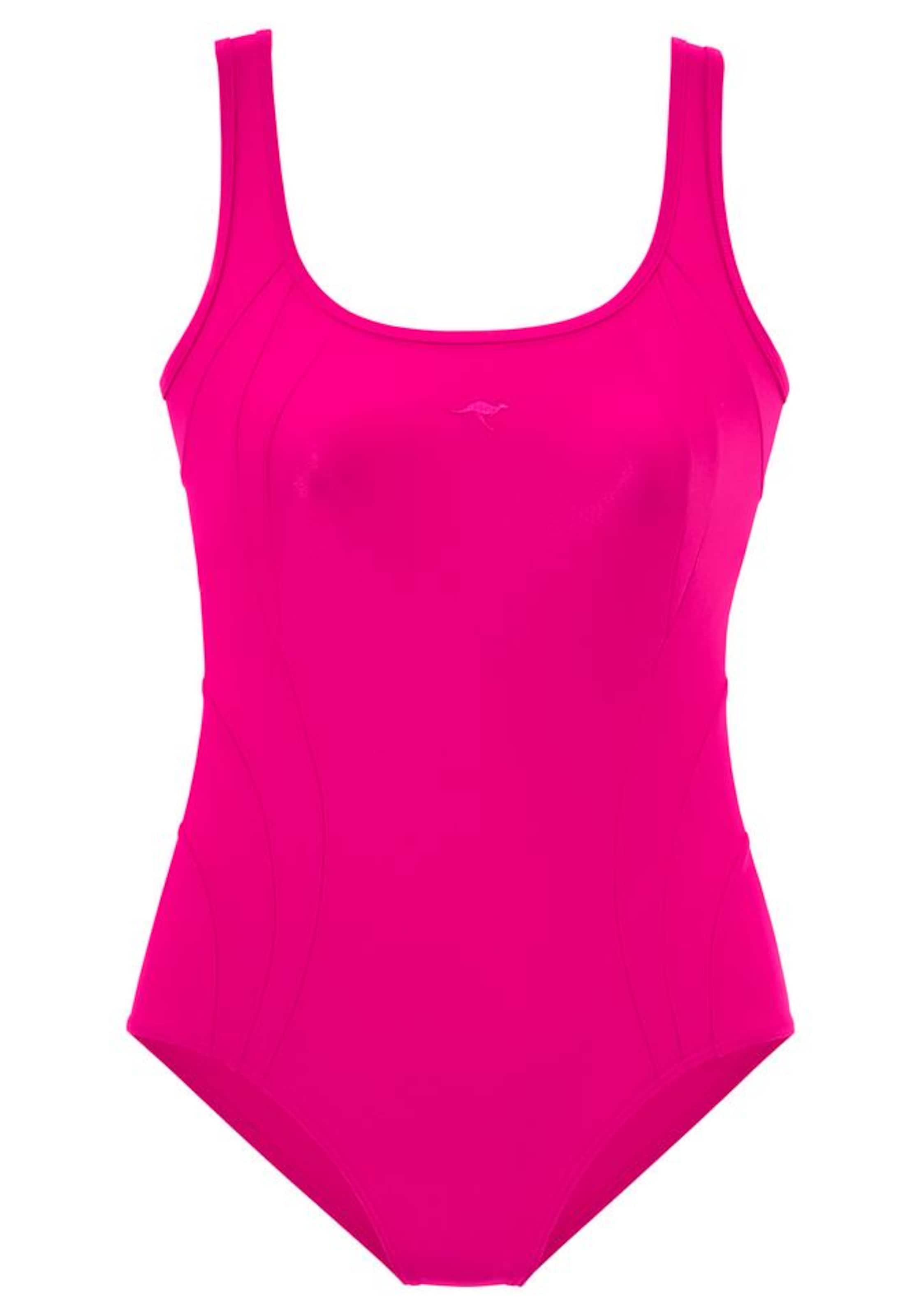 KangaROOS - Bustier Bañador moldeador en rosa: frente