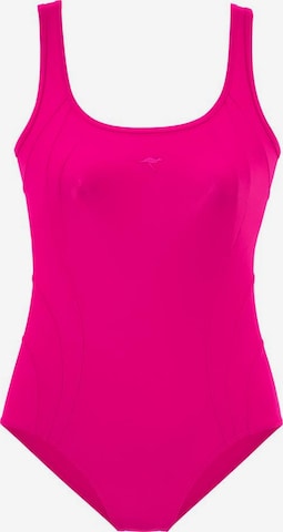 KangaROOS Bustier Shaping-badpak in Roze: voorkant