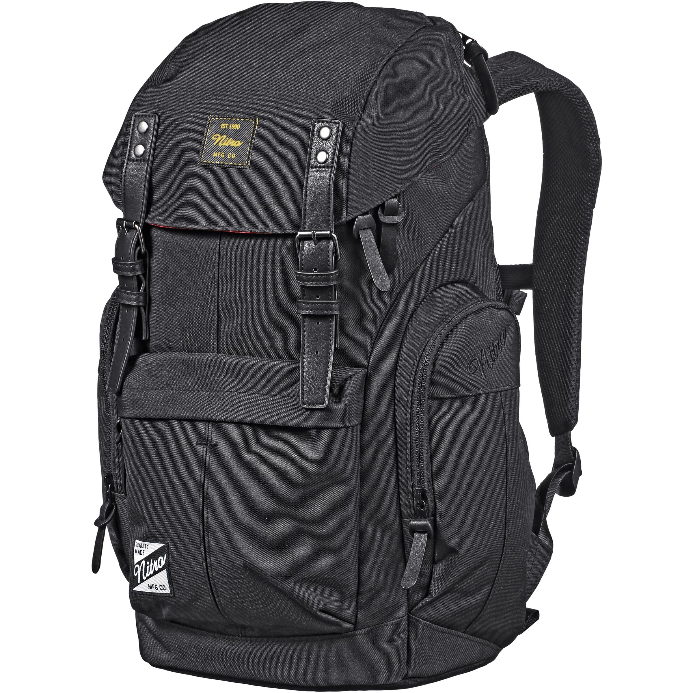 NitroBags Rugzak in Zwart: voorkant