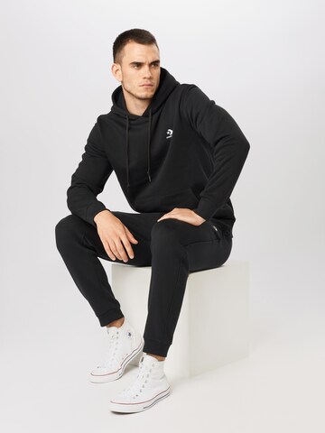 CONVERSE Ozke Hlače | črna barva