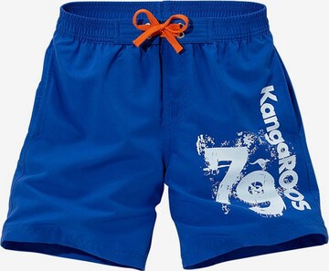 KangaROOS Board Shorts in Blue: front