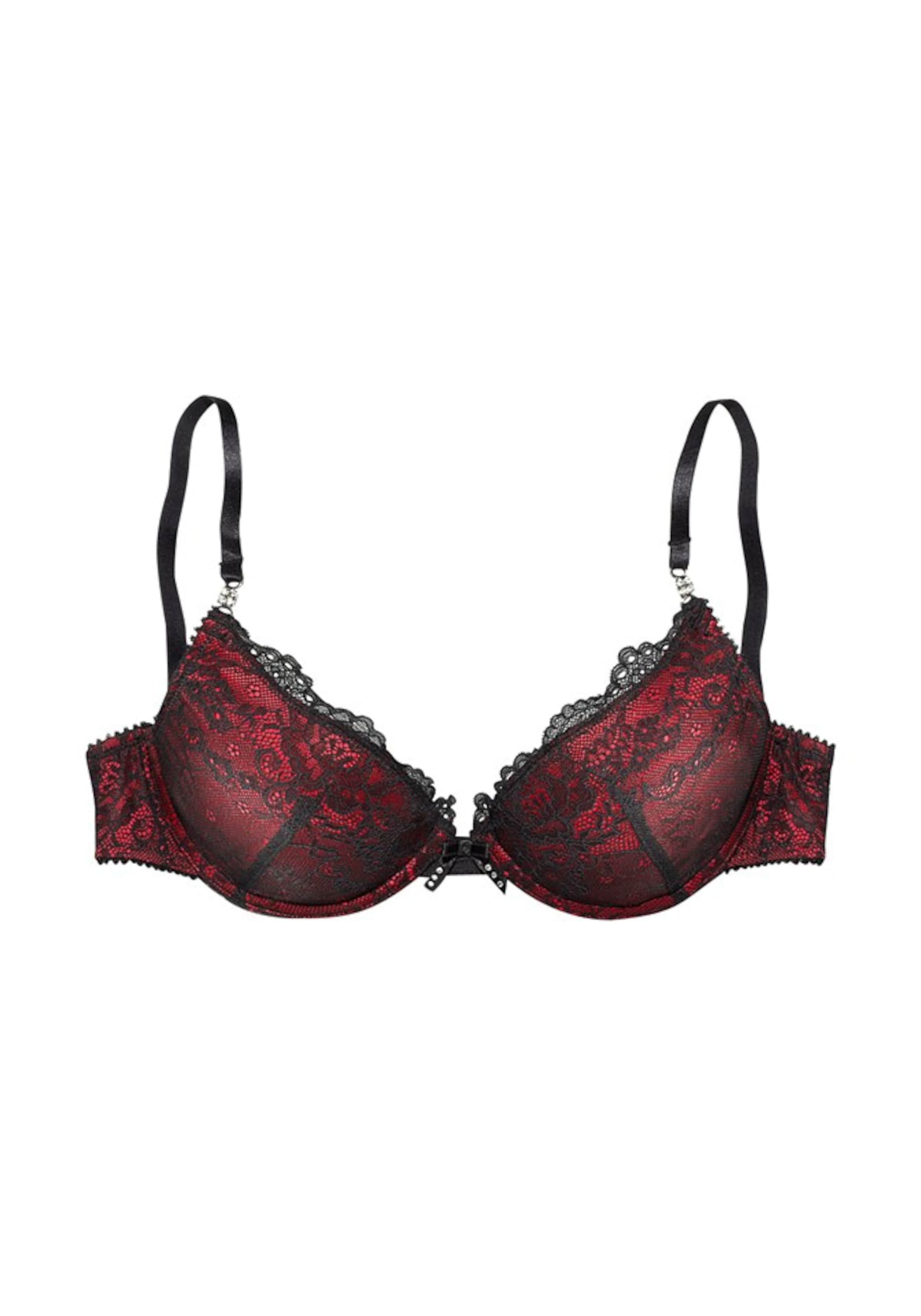 JETTE - Push-up Sujetador en rojo: frente