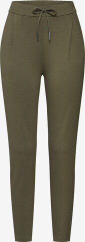 VERO MODA Pleat-Front Pants 'Eva' in Green: front