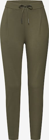 VERO MODA Zúžený Kalhoty se sklady v pase 'Eva' – zelená: přední strana