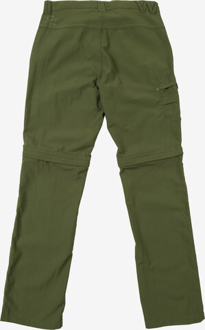 JACK WOLFSKIN Outdoor Pants 'Safari' in Green: back