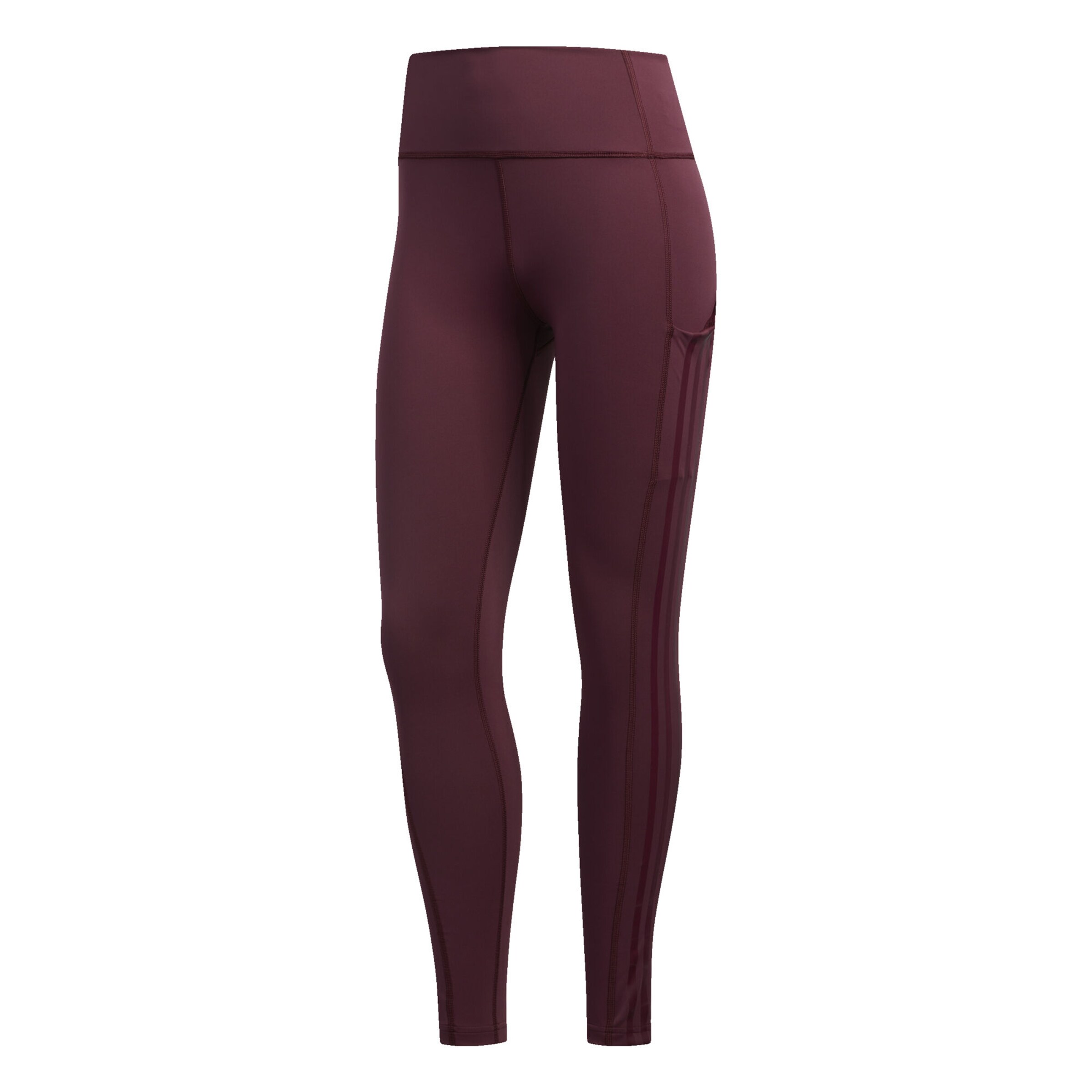 ADIDAS PERFORMANCE - Leggings '3S' in weinrot