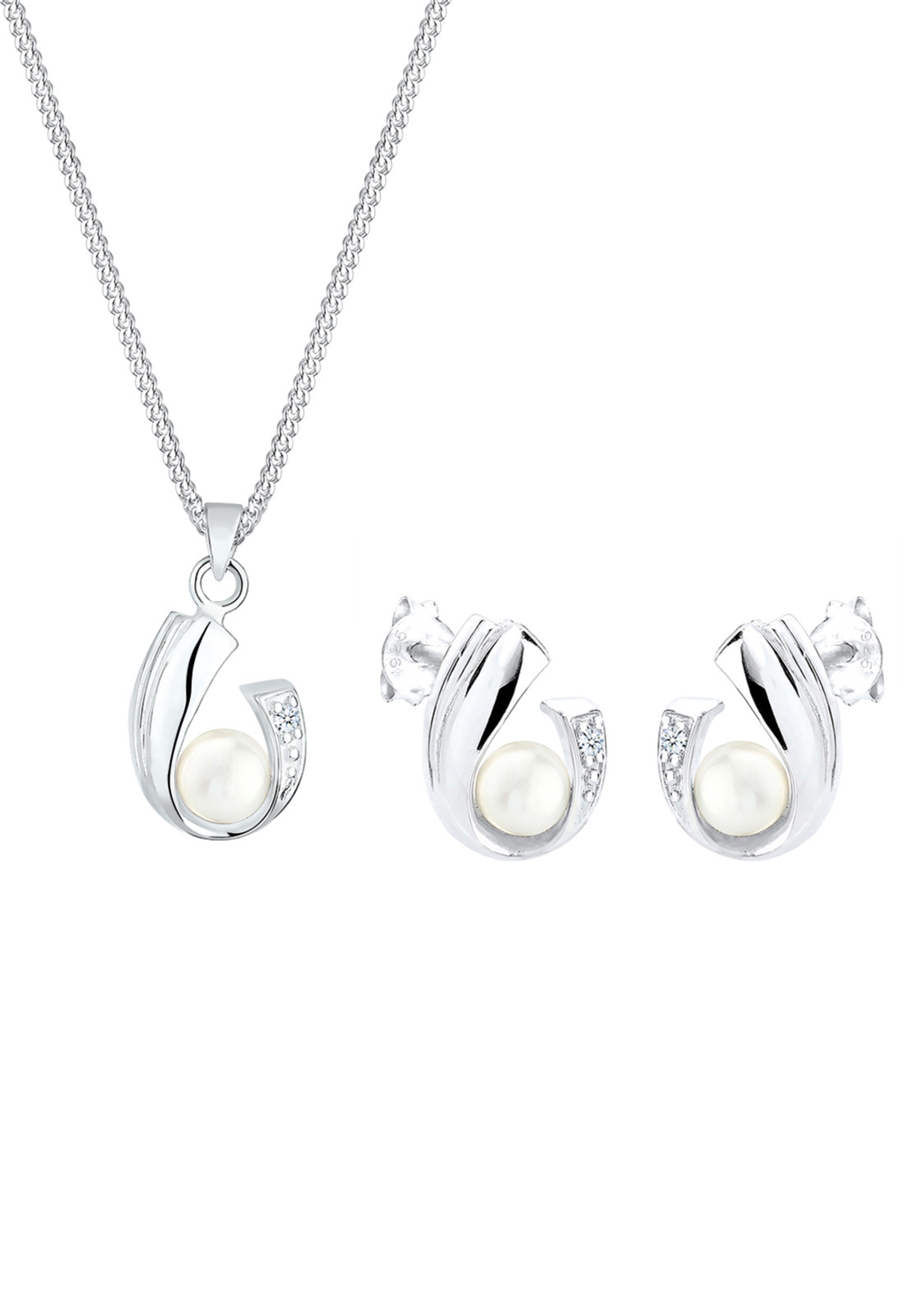 Elli DIAMONDS Jewelry set in Silver
