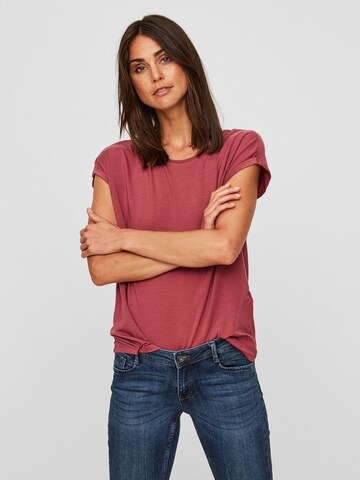 VERO MODA Shirt 'VMAva' in Pink: front
