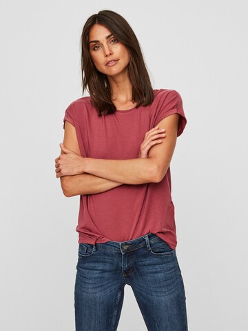 VERO MODA T-Shirt 'Ava' in Pink: predná strana