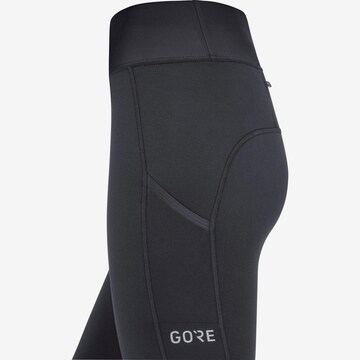 GORE WEAR Skinny Sporthose 'R3 Thermo' in Schwarz