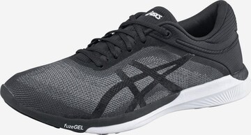 ASICS Athletic Shoes 'FuzeX Rush' in Black: front