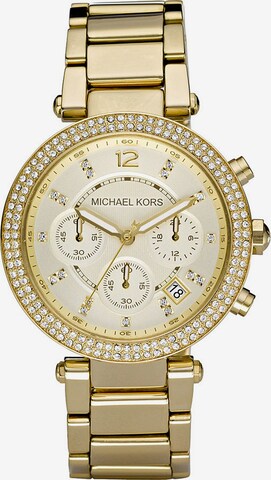 Michael Kors - Relógios analógicos 'PARKER' em ouro: frente