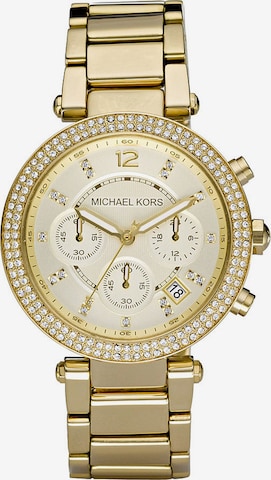 Michael Kors Analoog horloge 'PARKER' in Goud: voorkant