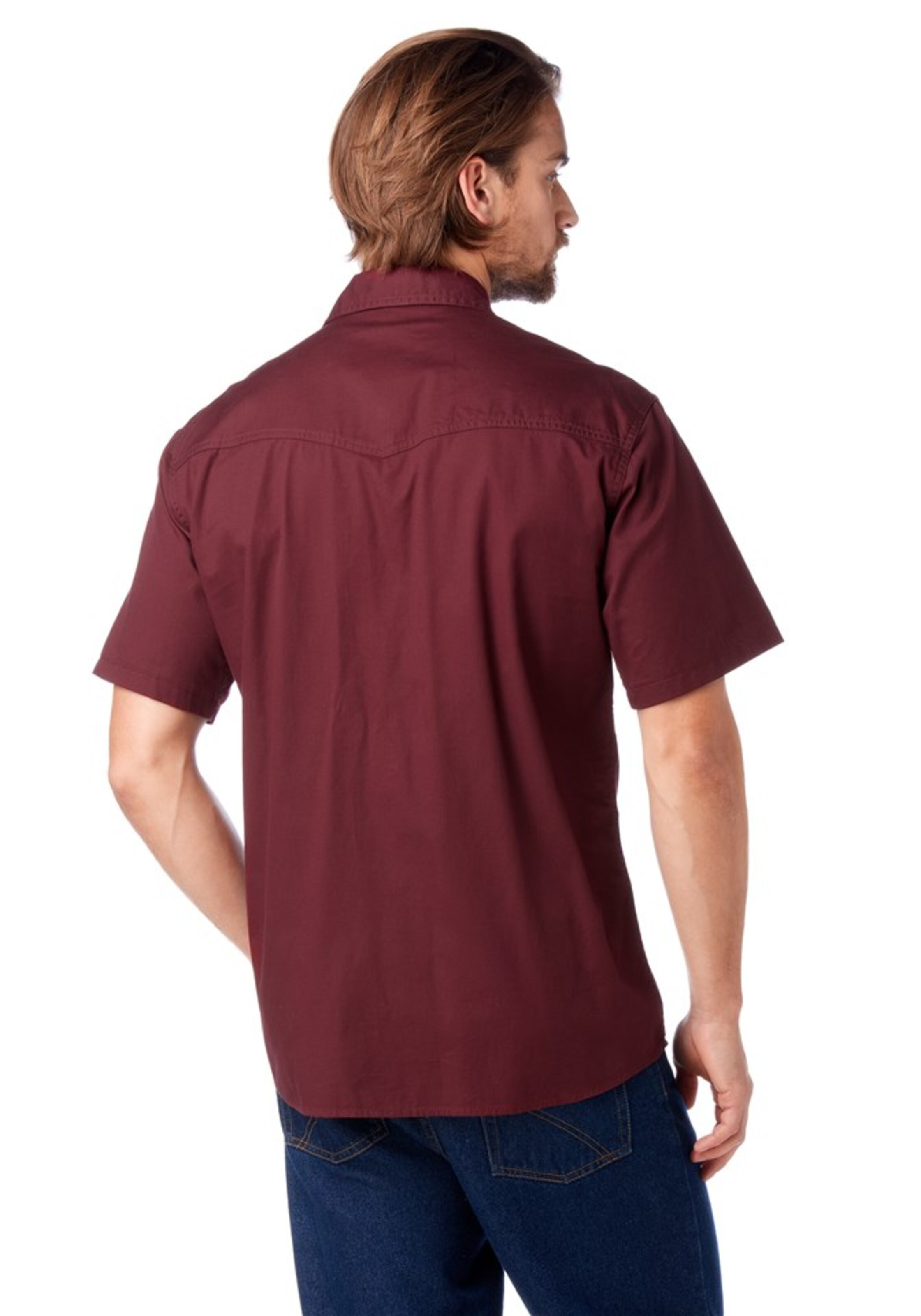 ARIZONA Regular fit Button Up Shirt in Red