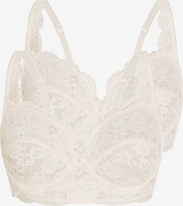 Triangle Soutien-gorge 'CLASSIC LACE' sassa en blanc : devant