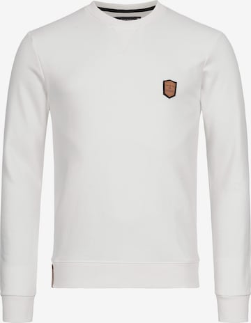 INDICODE JEANS Sweatshirt in Wit: voorkant