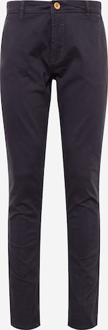 Coupe slim Pantalon chino 'Natan' BLEND en bleu : devant