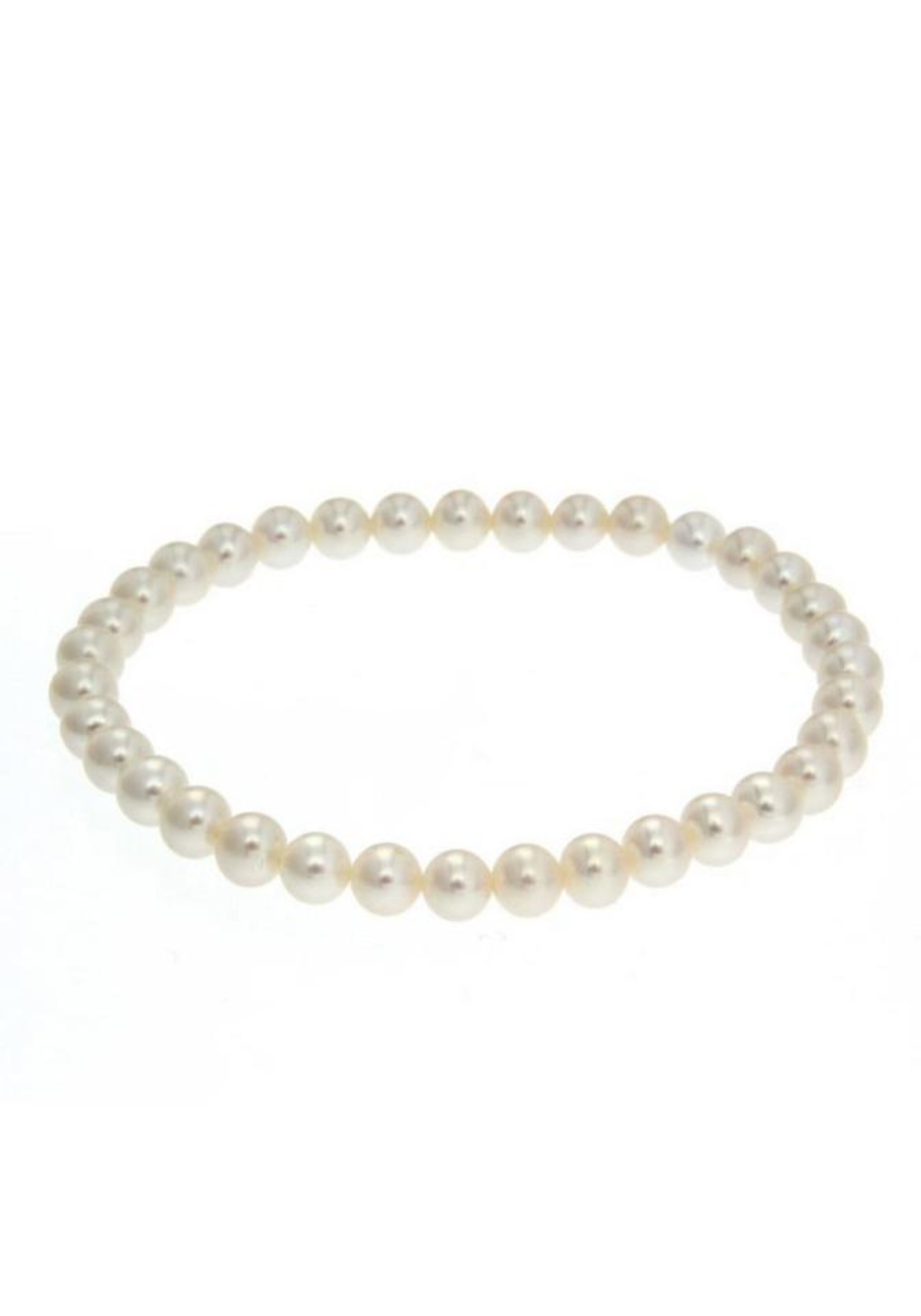 FIRETTI Perlenarmband in Weiß: Vorderseite