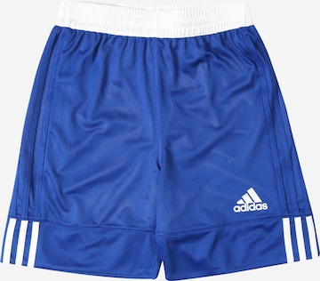 ADIDAS PERFORMANCE Workout Pants '3G Speed Reversible' in Blue: front