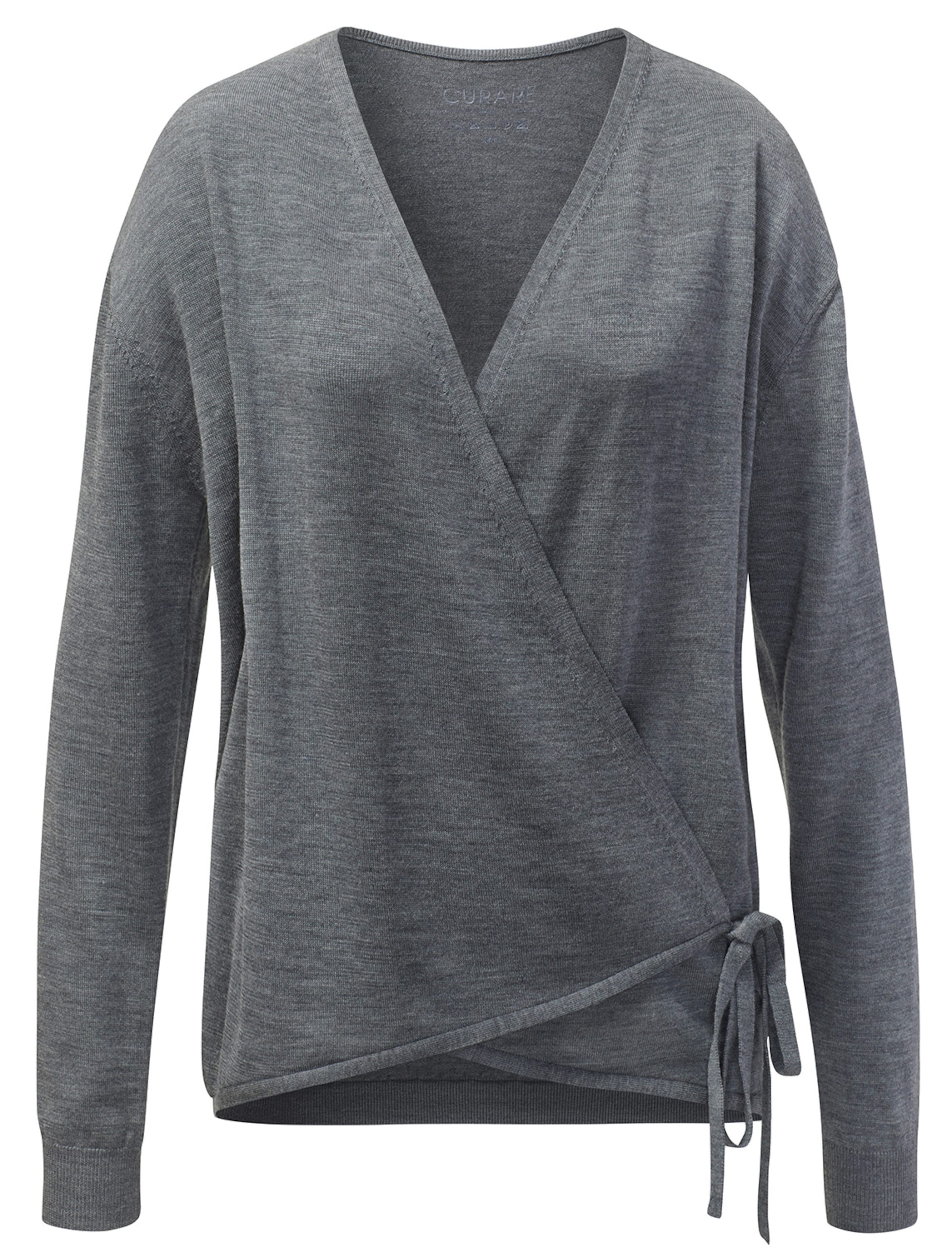 CURARE Yogawear - Wickeljacke in grau