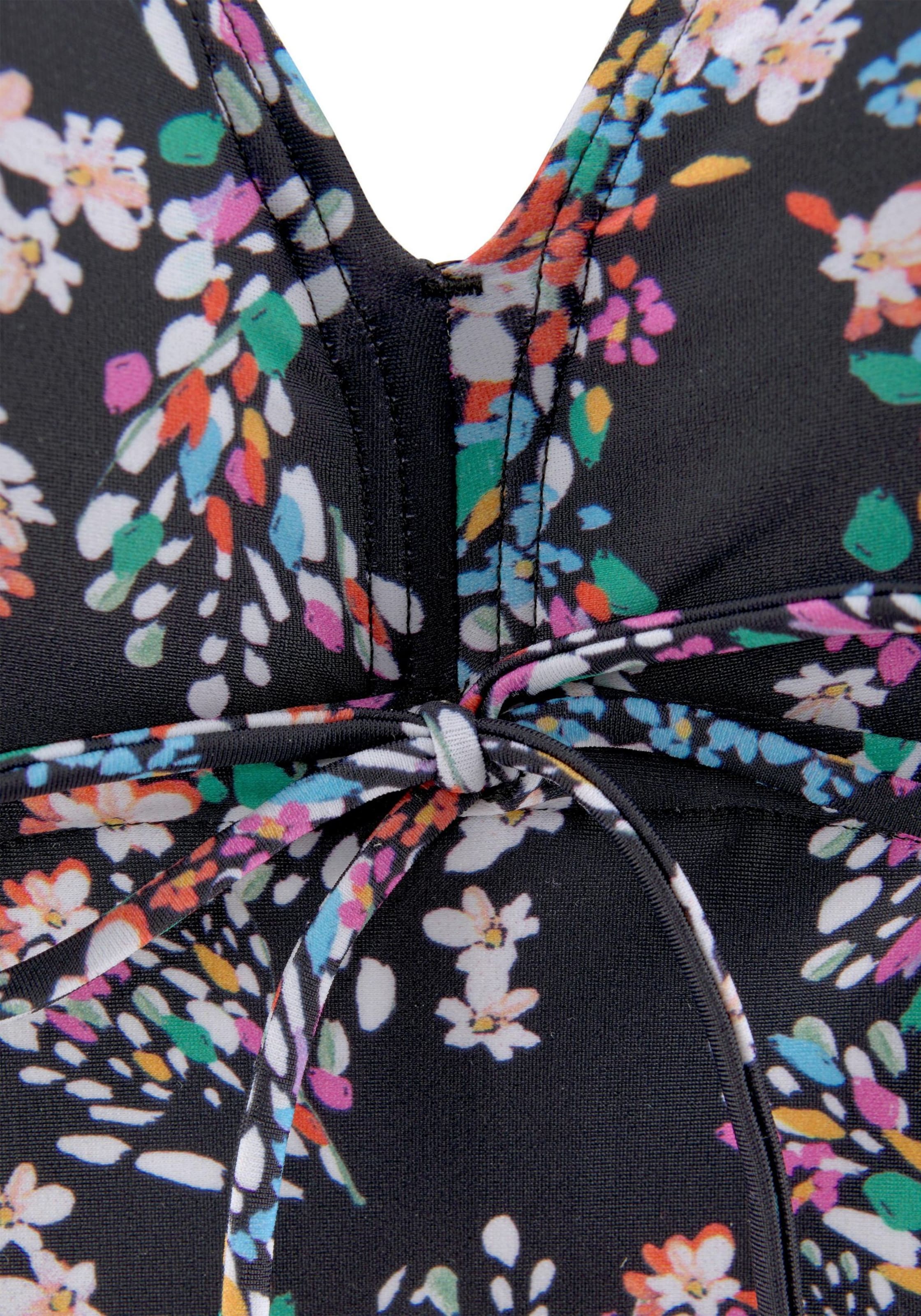 PETITE FLEUR Trojúhelníková Tankiny – černá