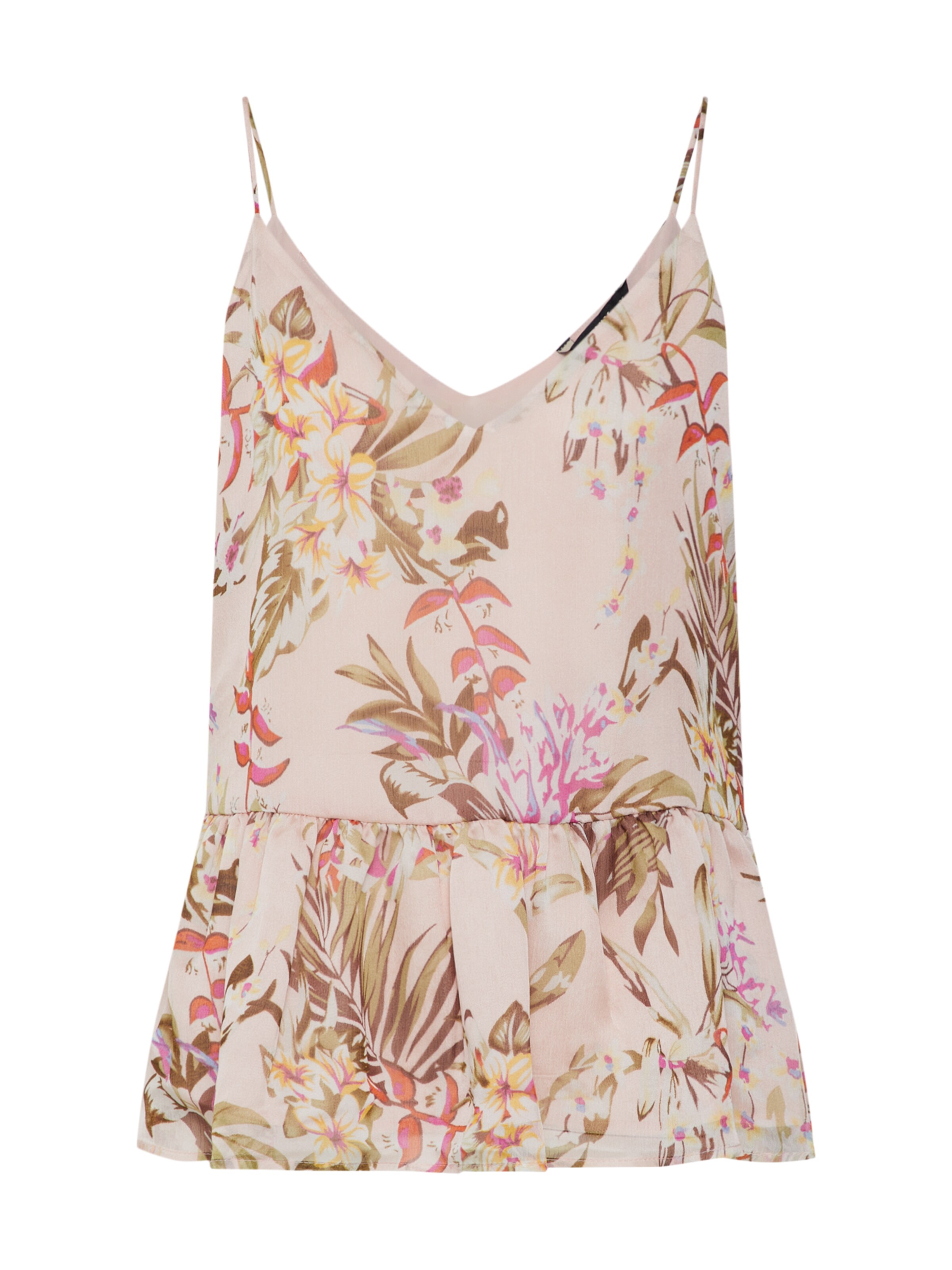 ONLY - Blouse 'onlROSE TANNI S/L SINGLET WVN' in de kleur Rosa