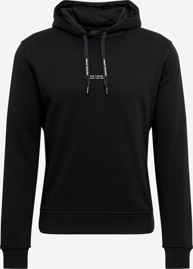 ARMANI EXCHANGE Sweat-shirt en noir / blanc, Vue avec produit