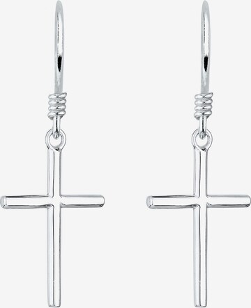 Boucles d'oreilles 'Kreuz' ELLI en argent