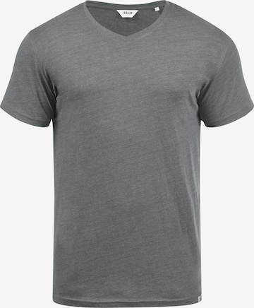 !Solid V-Shirt 'Bedo' in Grau: predná strana