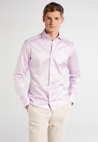 ETERNA Slim fit Business Shirt in Pink: front