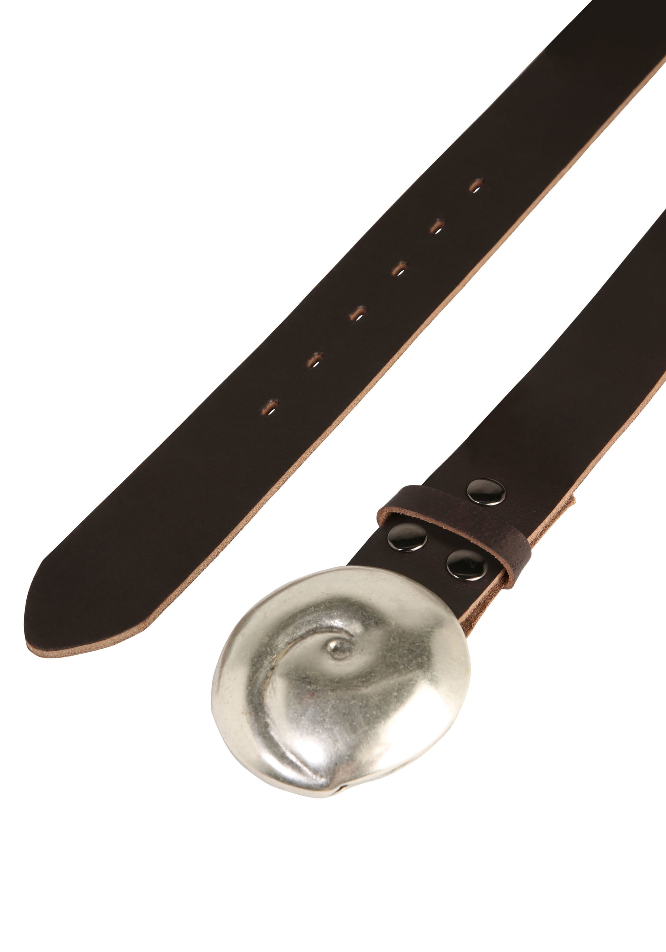 RETTUNGSRING by showroom 019° Ledergürtel 'Muschel' in Braun