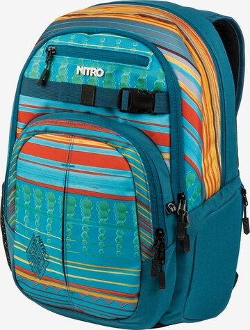 NitroBags Rucksack 'Chase' in Blau: predná strana