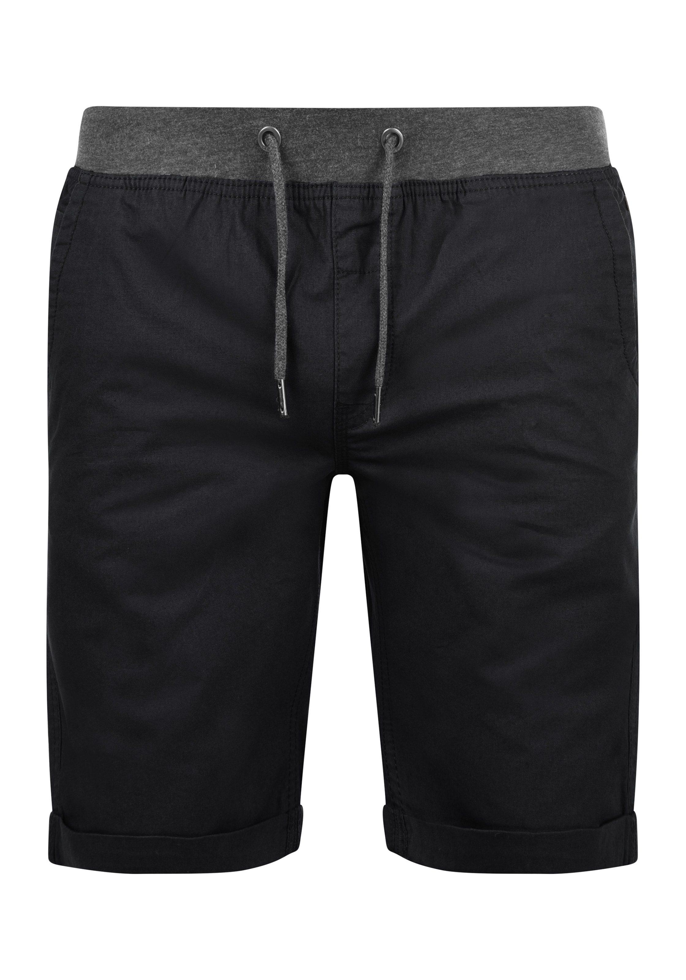 Regular Pantalon chino 'Claude' BLEND en noir : devant