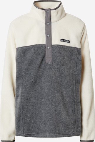 COLUMBIA Athletic Sweater 'Benton Springs' in Beige: front
