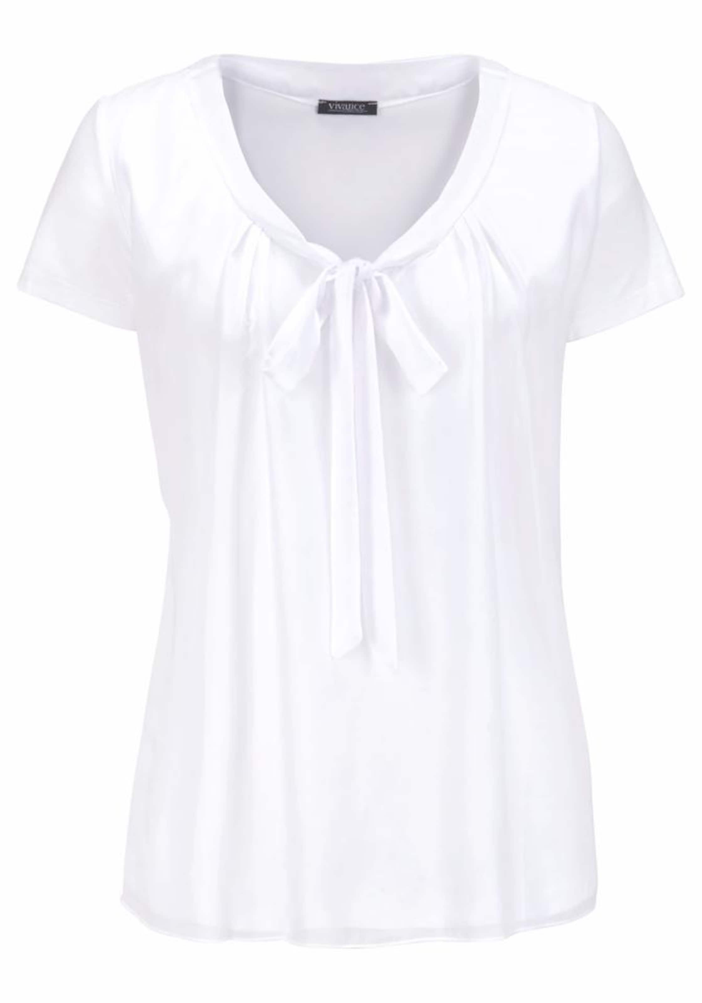 VIVANCE Blouse in White: front