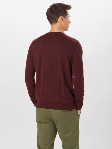 SELECTED HOMME Regular fit Sweater 'Berg' in Red