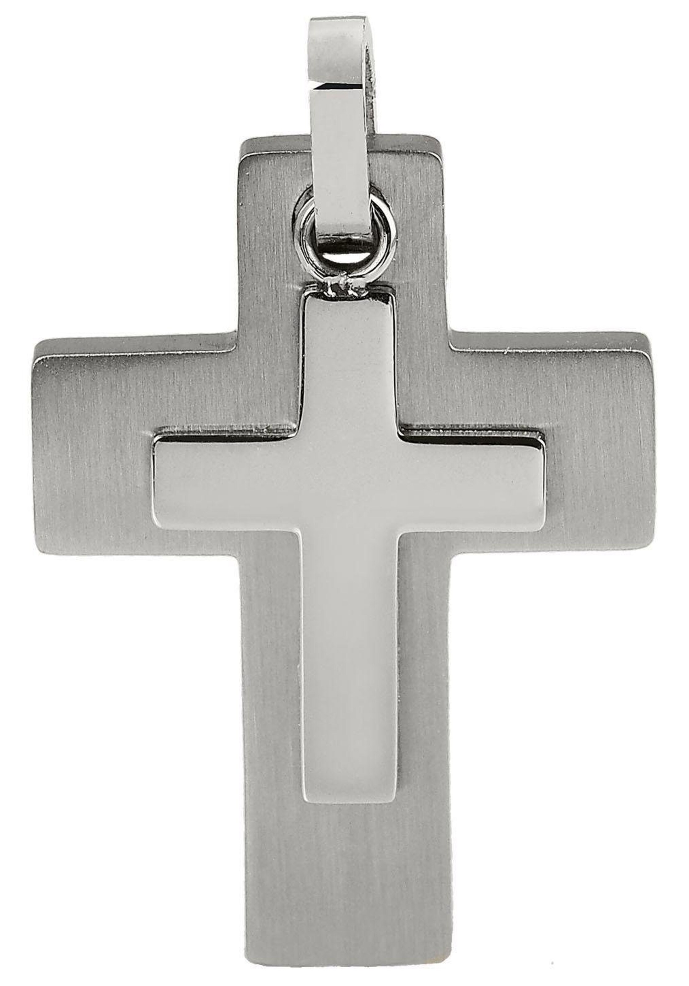 FIRETTI Pendant 'Kreuz' in Silver: front