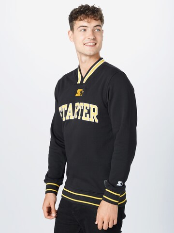 Starter Black Label Regular Fit Sweatshirt in Schwarz: Vorderseite