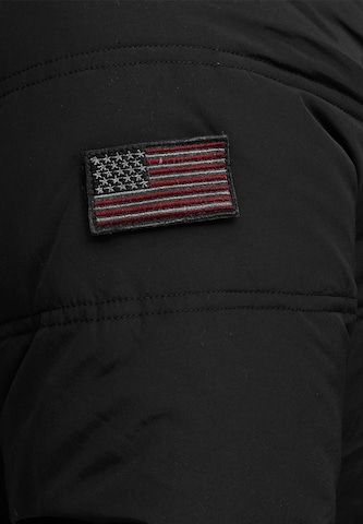Veste d’hiver 'Marlon' INDICODE JEANS en noir