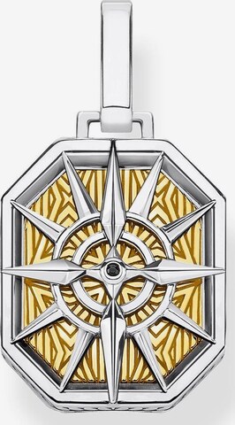 Thomas Sabo Pendant 'Kompass gold' in Silver: front