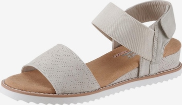 SKECHERS Strap Sandals in Grey: front