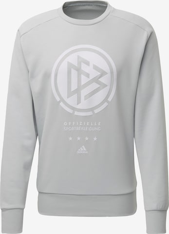 ADIDAS PERFORMANCE Athletic Sweatshirt in Grey: front